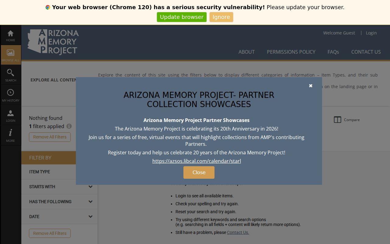 Tucson city directory collection in the Arizona Memory Project